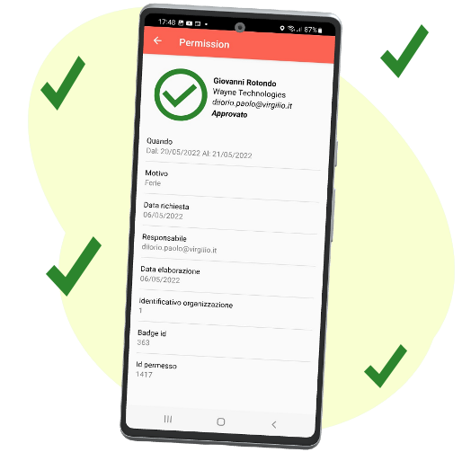 App permessi e ferie