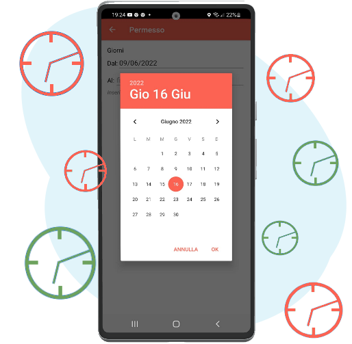 Leave and holiday management app