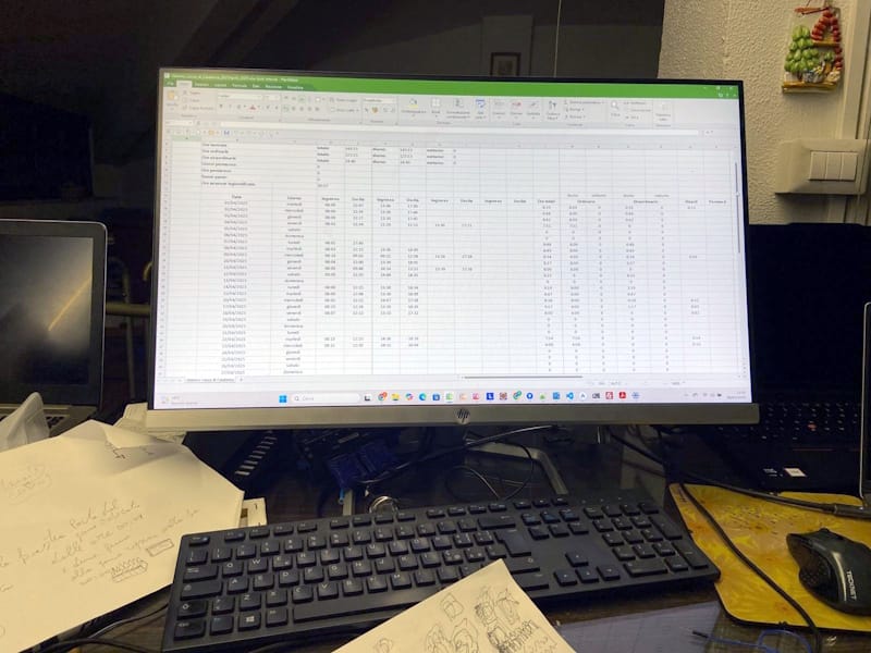 foglio lavoro excel